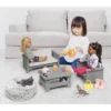 Living Room Furniture Set For 18" Dolls - Gray/White