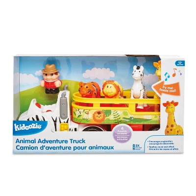 Kidoozie Animal Adventure Truck, Makes Animal Sounds, Includes 4 Poseable Animals, Promotes Language Skills, For Children 12 Months And Up 6 Kidoozie Animal Adventure Truck, Makes Animal Sounds, Includes 4 Poseable Animals, Promotes Language Skills, For Children 12 Months And Up - Image 6