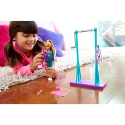 Barbie Team Stacie Doll Gymnastics Playset With Accessories