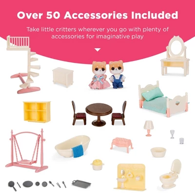 Best Choice Products Camper Van Playset Pretend Play Dollhouse Toy With 54 Accessories And Tiny Critters For Kids 1 Best Choice Products Camper Van Playset Pretend Play Dollhouse Toy With 54 Accessories And Tiny Critters For Kids