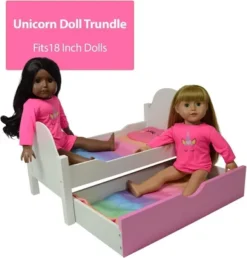 The New York Doll Collection Unicorn Wooden Doll Bed -Doll Paradise Shop GUEST 0fa087ff 9ede 4a0b a490 77e3805a027b