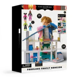FAO Schwarz Toy Wood Ultimate Doll House LED -Doll Paradise Shop GUEST 1417ea9d 2e09 4690 9734 e15bff9316ef