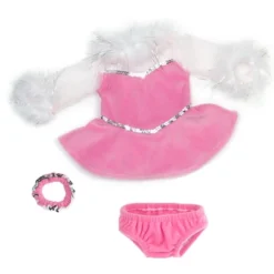 Sophia’s Ice Skating Gown, Panties, & Ponytail Holder For 18” Dolls, Pink