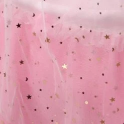 Badger Basket Sweet Dreams Round Doll Bassinet With Canopy And LED Lights - Pink/White/Stars -Doll Paradise Shop GUEST 15f32a80 0b65 4ac1 9fb8 0054e099bd72