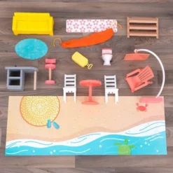 Kidkraft Ferris Wheel Fun Beach House Wooden 360-Play Dollhouse With 19 Accessories -Doll Paradise Shop GUEST 1a3a3146 0c08 4ded abb9 fc696c0e1b37