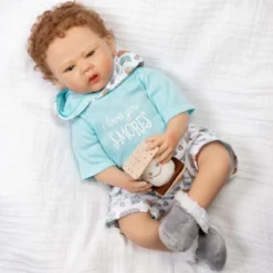 Paradise Galleries Reborn Baby Doll I Love You S-Mores 20 Inch Baby Doll - Brown Hair/Blue Gray Eyes 10 Paradise Galleries Reborn Baby Doll I Love You S-Mores 20 Inch Baby Doll - Brown Hair/Blue Gray Eyes -Doll Paradise Shop GUEST 1b13f1ec b981 43bf b470 2d4a7ca9f9f4