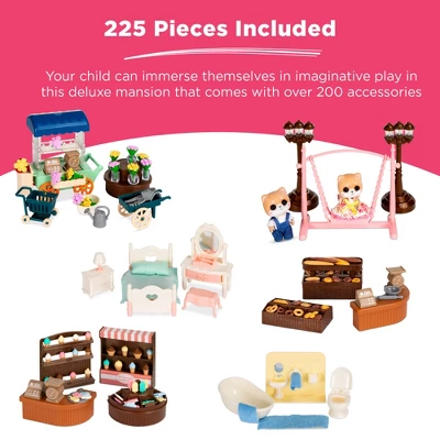 Best Choice Products Deluxe Cottage Dollhouse Mansion Pretend Toy Playset W/ 225 Accessories And Tiny Critters For Kids 1 Best Choice Products Deluxe Cottage Dollhouse Mansion Pretend Toy Playset W/ 225 Accessories And Tiny Critters For Kids