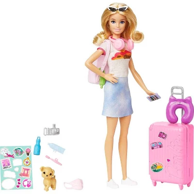 Barbie Doll And Accessories Travel Set With Puppy 2 Barbie Doll And Accessories Travel Set With Puppy - Image 2