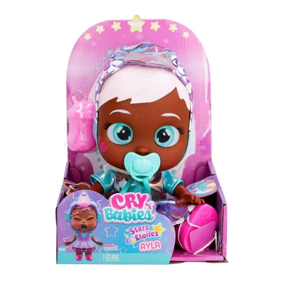 Cry Babies Stars Ayla 12" Baby Doll With Light Up Eyes 4 Cry Babies Stars Ayla 12" Baby Doll With Light Up Eyes - Image 4