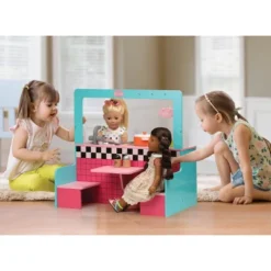 Badger Basket Retro Diner And Kitchen Doll Playset With Accessories