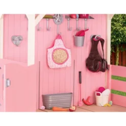 Our Generation Horse Barn Playset For 18" Dolls - Saddle Up Stables - Pink -Doll Paradise Shop GUEST 24b17ec7 0c9f 4502 859e 645fd279a892
