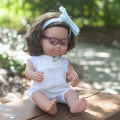 Miniland 15" Girl Doll With Down Syndrome And Glasses With Outfit -Doll Paradise Shop GUEST 269dea87 76dd 4d05 895e 19d7ed3f7811