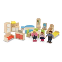 Melissa & Doug Hi-Rise Wooden Dollhouse With Furniture, Garage And Working Elevator -Doll Paradise Shop GUEST 26a43031 6f6b 4e36 9248 5b2962d4b3b9
