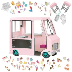 Our Generation Sweet Stop Ice Cream Truck - Pink -Doll Paradise Shop GUEST 271bce37 385a 4b7a a4ad 977b700ddb72