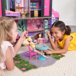 KidKraft 2-in-1 Wooden Hotel & Waterslide Dollhouse -Doll Paradise Shop GUEST 275be88d 10f9 4abe 99af 961cfbea7af3