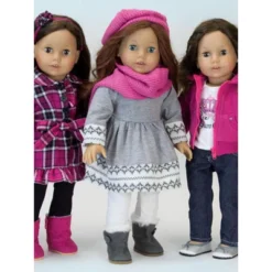 Sophia’s Doll Dress, Leggings, Hat, And Scarf Set For 18" Dolls -Doll Paradise Shop GUEST 297be618 4c5d 406d aa0e e74b4d74f371