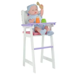 Olivia's Little World Little Princess Kids Baby Doll High Chair, Purple -Doll Paradise Shop GUEST 2f0da45f 1cd8 4945 b44c 897c90b4695d