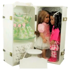 The Queen's Treasures 18 Inch Doll Furniture,Clothes Storage Trunk Case -Doll Paradise Shop GUEST 306dd10c bd4c 471d 80a1 0cd08ae2cff2