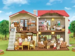 Calico Critters Red Roof Grand Mansion Gift Set, Dollhouse Playset With 3 Figures, Furniture, Vehicle And Accessories -Doll Paradise Shop GUEST 3157ddb0 bf5c 4326 b2c3 b74f34e55a56