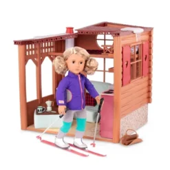 Our Generation Cozy Cabin Dollhouse Playset For 18" Dolls