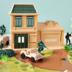 Blue Panda 400 Piece Army Men Action Figures Set With Map, Includes Carrying Tote For Easy Clean Up -Doll Paradise Shop GUEST 3cf3ccc5 b261 490f 819c 13da411a2640