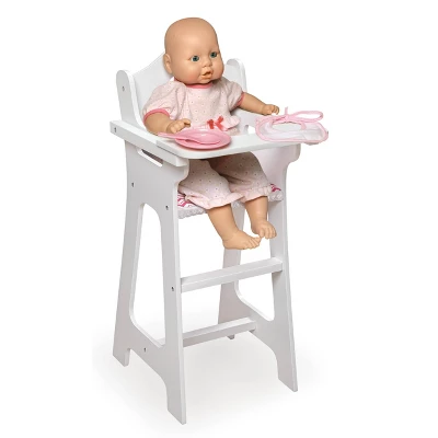 Badger Basket Doll High Chair With Accessories And Free Personalization Kit 3 Badger Basket Doll High Chair With Accessories And Free Personalization Kit - Image 3