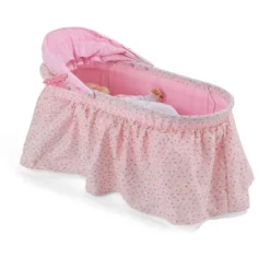 Badger Basket Folding Doll Cradle With Rosebud Fabric -Doll Paradise Shop GUEST 435846b0 1f47 4973 8a8e d30c06d85a1f