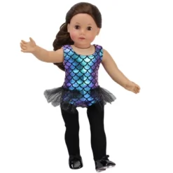 Sophia’s Jazz Leotard Costume And Tap Shoes For 18'' Dolls, Black -Doll Paradise Shop GUEST 48ea59c7 dad2 4b2c 8607 efb25b52a806