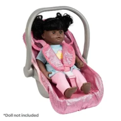 Adora Baby Doll Car Seat Carrier Glam Sparkly & Glittery Pink Seat Cover, Fits Dolls Up To 20 Inches -Doll Paradise Shop GUEST 4d78abd2 5d27 4373 bc95 cb42cfe174ca