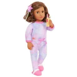 Our Generation Luna Posable 18" Slumber Party Doll & Storybook Set -Doll Paradise Shop GUEST 4dce010e a009 4dad bf26 3b45b1843241