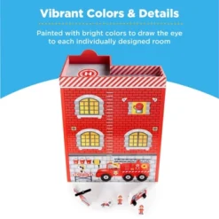 Best Choice Products 32in Kids 3-Story Pretend Wooden Fire Station Play Set Toy, W/ 2 Vehicles, 12 Accessories, 5 Rooms 10 Best Choice Products 32in Kids 3-Story Pretend Wooden Fire Station Play Set Toy, W/ 2 Vehicles, 12 Accessories, 5 Rooms -Doll Paradise Shop GUEST 53b8a058 8b27 47ac 9b86 455cdea0d46e