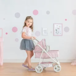 Olivia's Little World 2 In 1 Baby Doll Stroller Pram Foldable Pink/Grey OL-00009 -Doll Paradise Shop GUEST 5522443c 3a2c 43d4 911a ebd730bd999c