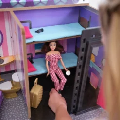 KidKraft 2-in-1 Wooden Hotel & Waterslide Dollhouse -Doll Paradise Shop GUEST 5a88a2d9 6cab 4a36 8f41 d8085043d54c