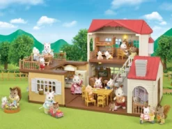 Calico Critters Red Roof Grand Mansion Gift Set, Dollhouse Playset With 3 Figures, Furniture, Vehicle And Accessories -Doll Paradise Shop GUEST 5e435de9 0eda 4578 941f a3e70138058b