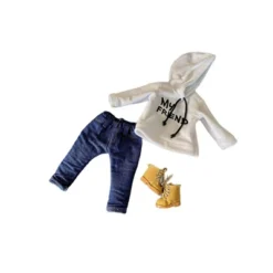 Our Brown Boy Joy Original My Friend White Hoodie Baby Doll 3 -Doll Paradise Shop GUEST 648f1c0d b6e5 4438 adc6 4f3d346748ad