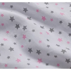 Badger Basket Scrollwork Metal Triple Doll Bunk Bed With Ladder And Bedding - Silver/Pink/Stars -Doll Paradise Shop GUEST 66b64b55 c29b 4c75 905e 1e28375358d2