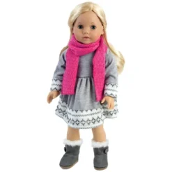 Sophia’s Doll Dress, Leggings, Hat, And Scarf Set For 18" Dolls -Doll Paradise Shop GUEST 67a04819 6a23 43a5 8182 a1b6130c269e