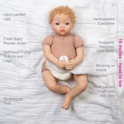 Paradise Galleries Realistic Newborn Doll - Forever Yours Golden, 7-Piece Reborn Doll Gift Set With Magnetic Pacifier 13 Paradise Galleries Realistic Newborn Doll - Forever Yours Golden, 7-Piece Reborn Doll Gift Set With Magnetic Pacifier -Doll Paradise Shop GUEST 67bc9c8c 347d 48b6 ac61 1ebc8be357be