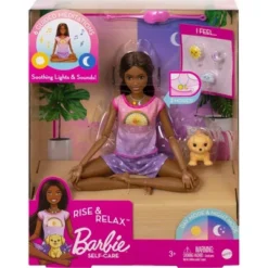 Barbie Self-Care Rise & Relax Doll With Gray Puppy -Doll Paradise Shop GUEST 6aaee6fb da55 416f ae41 12243846843d