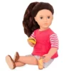 Our Generation Rayna With Accessories 18" Posable Food Truck Doll