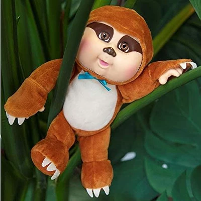 Cabbage Patch Kids Cuties Collection, Sammy Sloth Cutie Baby Doll - 9" 2 Cabbage Patch Kids Cuties Collection, Sammy Sloth Cutie Baby Doll - 9" - Image 2