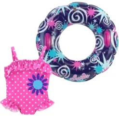 Sophia’s Ruffle Polka Dot Bathing Suit & Inner Tube Set For 18” Dolls, Hot Pink -Doll Paradise Shop GUEST 7235f644 55b5 44d5 8259 442949151680