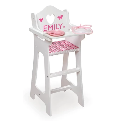Badger Basket Doll High Chair With Accessories And Free Personalization Kit 7 Badger Basket Doll High Chair With Accessories And Free Personalization Kit - Image 7