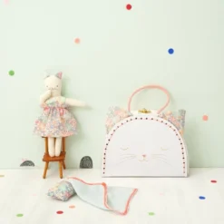 Meri-Meri Meri Meri Floral Kitty Mini Suitcase Doll (Pack Of 1) 12 Meri-Meri Meri Meri Floral Kitty Mini Suitcase Doll (Pack Of 1) -Doll Paradise Shop GUEST 755eb783 cf3f 42b9 91a9 267d33564b8f