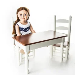 The Queen's Treasures 18 In Doll Fully Wooden Kitchen Table And Two Chairs -Doll Paradise Shop GUEST 7cee99f7 1452 4537 83dd c206981d3a3e