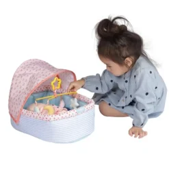 Manhattan Toy Stella Collection Soft Baby Doll Crib With Removable Canopy And Mobile For 12" To 15" Baby Dolls -Doll Paradise Shop GUEST 7ef4ffa5 e98d 4d9c 9a9b 6f3b703d9684