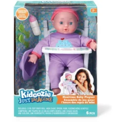 Kidoozie Just Imagine Mealtime Baby Playset For Pretend Play, Includes Baby Doll, High Chair And Feeding Accessories, Ages 2+ -Doll Paradise Shop GUEST 826cd638 3f1d 4e4e b909 3db0ed738598