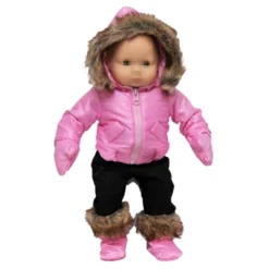 The Queen's Treasures 15 Inch Baby Doll Clothes Complete Pink Snow Suit -Doll Paradise Shop GUEST 921f1f11 7111 4065 8235 841140b454c2