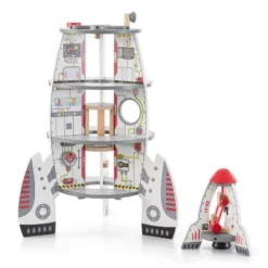 Hape Multi Level 4 Tier 37 Piece Wooden Discovery Spaceship Center Kids Activity Play Set With Multiple Rooms And Accessories -Doll Paradise Shop GUEST 96508565 7563 4933 a428 bfbbc612ed14