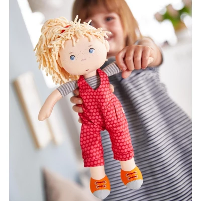 HABA Cassie 12" Machine Washable Soft Doll With Blonde Hair 4 HABA Cassie 12" Machine Washable Soft Doll With Blonde Hair - Image 4